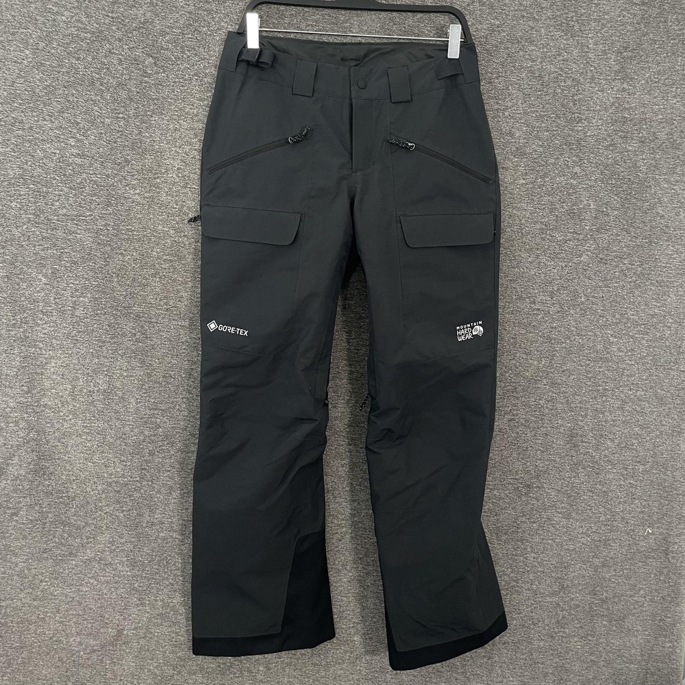 Mountain Hardwear Cloud Bank Snow Pants Womens Small Black GORE-TEX Ski RECCO